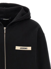 JACQUEMUS - JACQUEMUS - ’Le Hoodie Grip Gros Grain’ hoodie - Men’s Sweatshirts