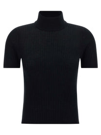 MAX MARA STUDIO - MAX MARA STUDIO Women’s Jnagy Sweater Black - Women’s Knitwear