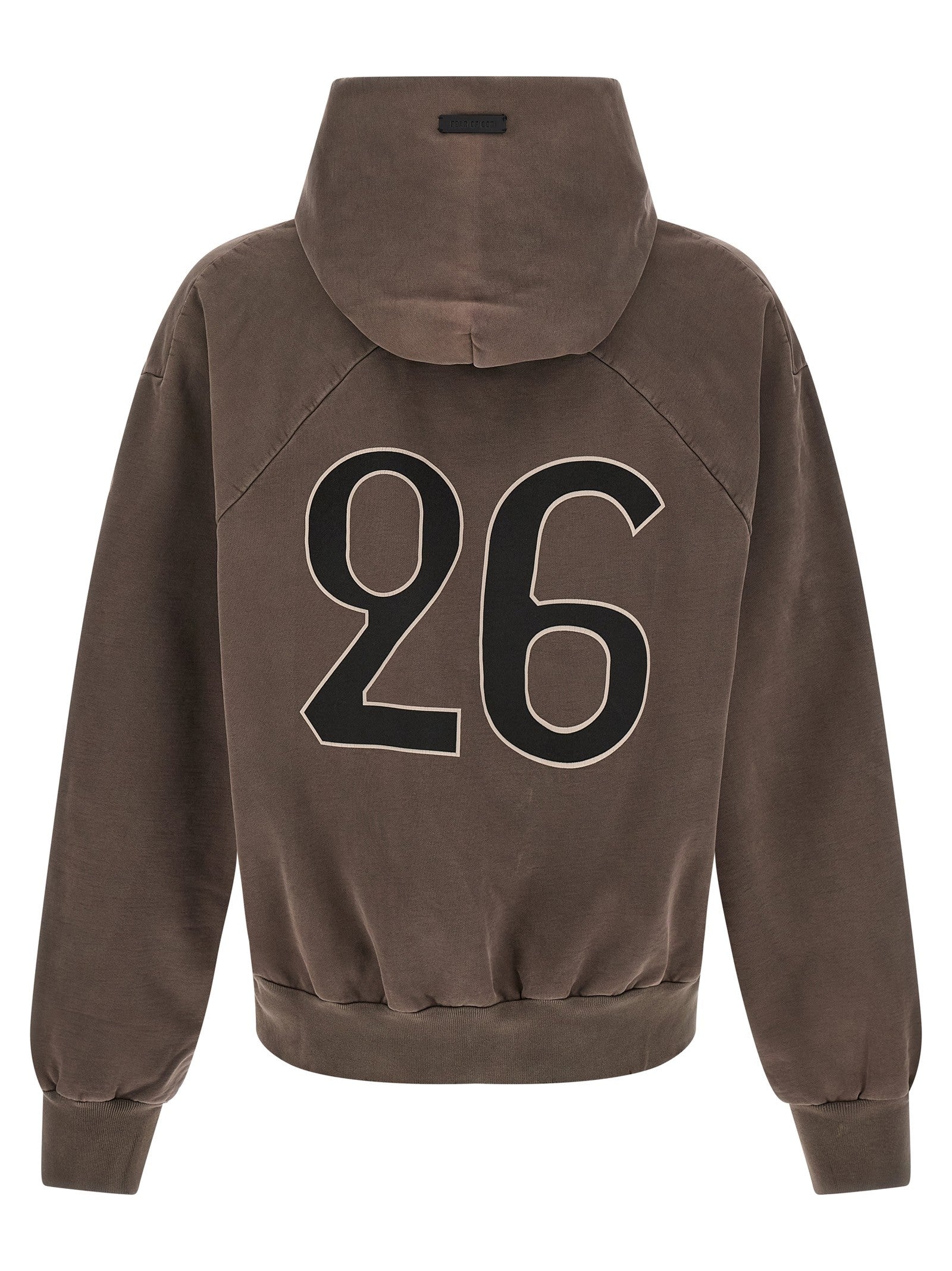 Fear Of God Classic Half Raglan Hoodie Brown
