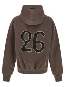 Fear Of God Classic Half Raglan Hoodie Brown