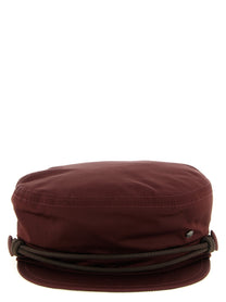 Maison Michel FW Cut &amp; Sew Hat Red
