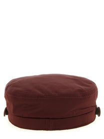 Maison Michel FW Cut &amp; Sew Hat Red