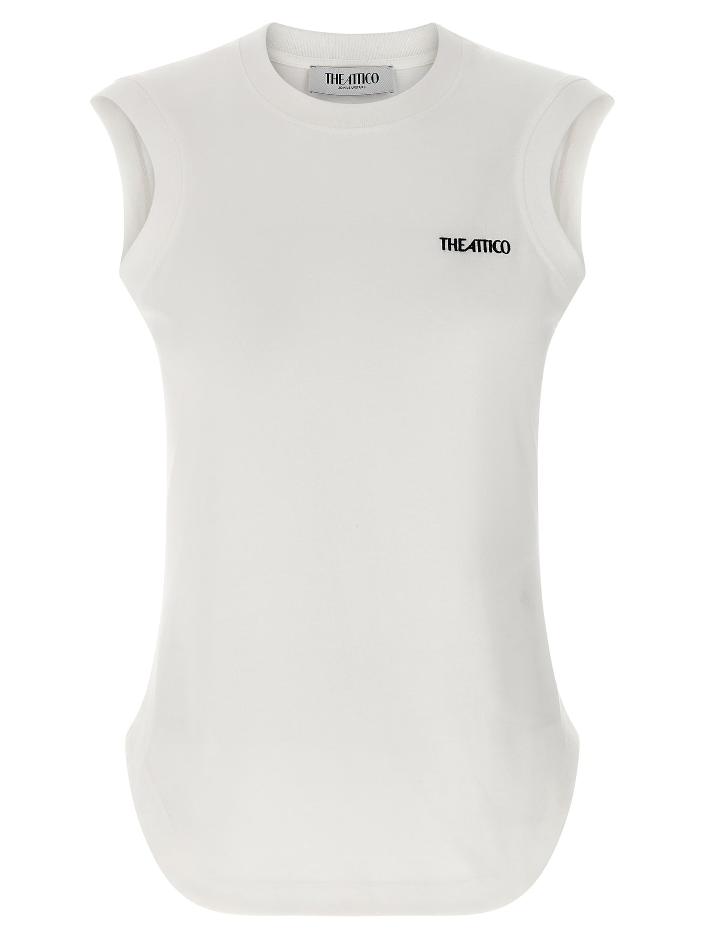THE ATTICO - THE ATTICO Women’s Reese Top White - Women’s Tops