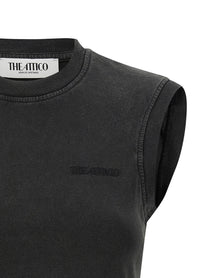 THE ATTICO - THE ATTICO Women’s Reese Top Black - Women’s Tops