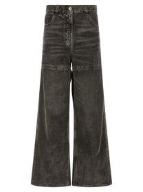 THE ATTICO - THE ATTICO Women’s Cut-Out Jeans Black - Women’s Bottoms