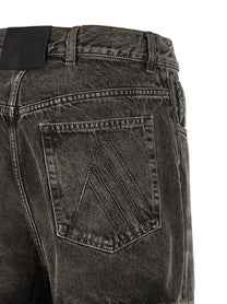 THE ATTICO - THE ATTICO Women’s Cut-Out Jeans Black - Women’s Bottoms