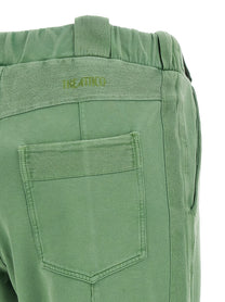 THE ATTICO - THE ATTICO Women’s Front Split Pants Green - Women’s Pants