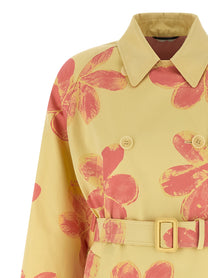 WEEKEND MAX MARA - WEEKEND MAX MARA - ’Canasta’ ’A Weekend With AnArtist’ capsule trench coat - Women’s Outerwear