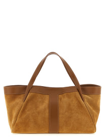 TWIN SET - TWIN SET Women’s Suede Shoulder Bag Brown - Women’s Bags