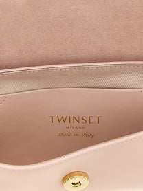 TWIN SET - TWIN SET Women’s Leather Shoulder Bag Pink - Women’s Bags