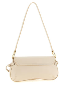 TWIN SET - TWIN SET Women’s Leather Shoulder Bag Beige - Women’s Bags