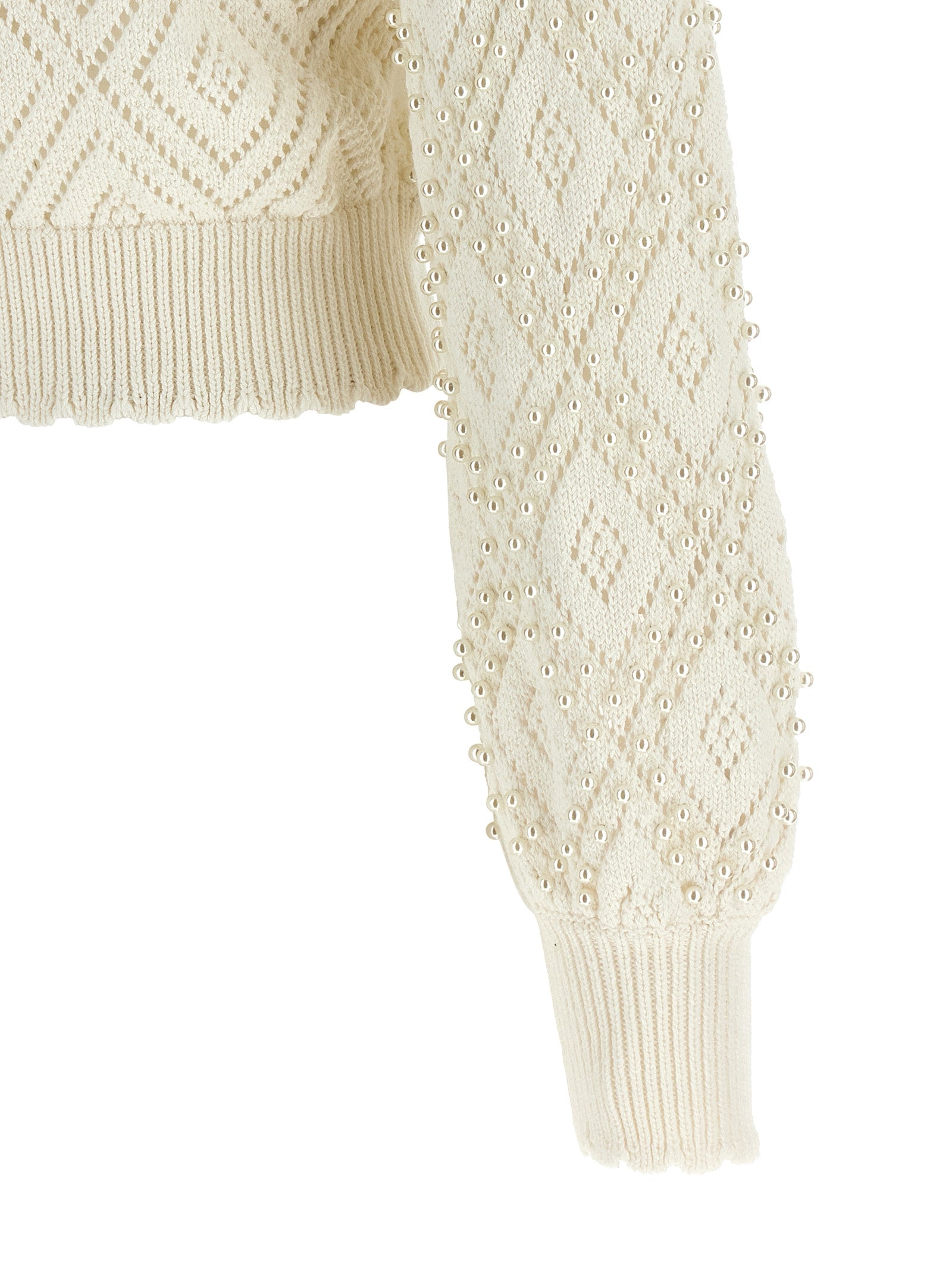 TWIN SET - TWIN SET - Pearl cardigan - Women’s Knitwear