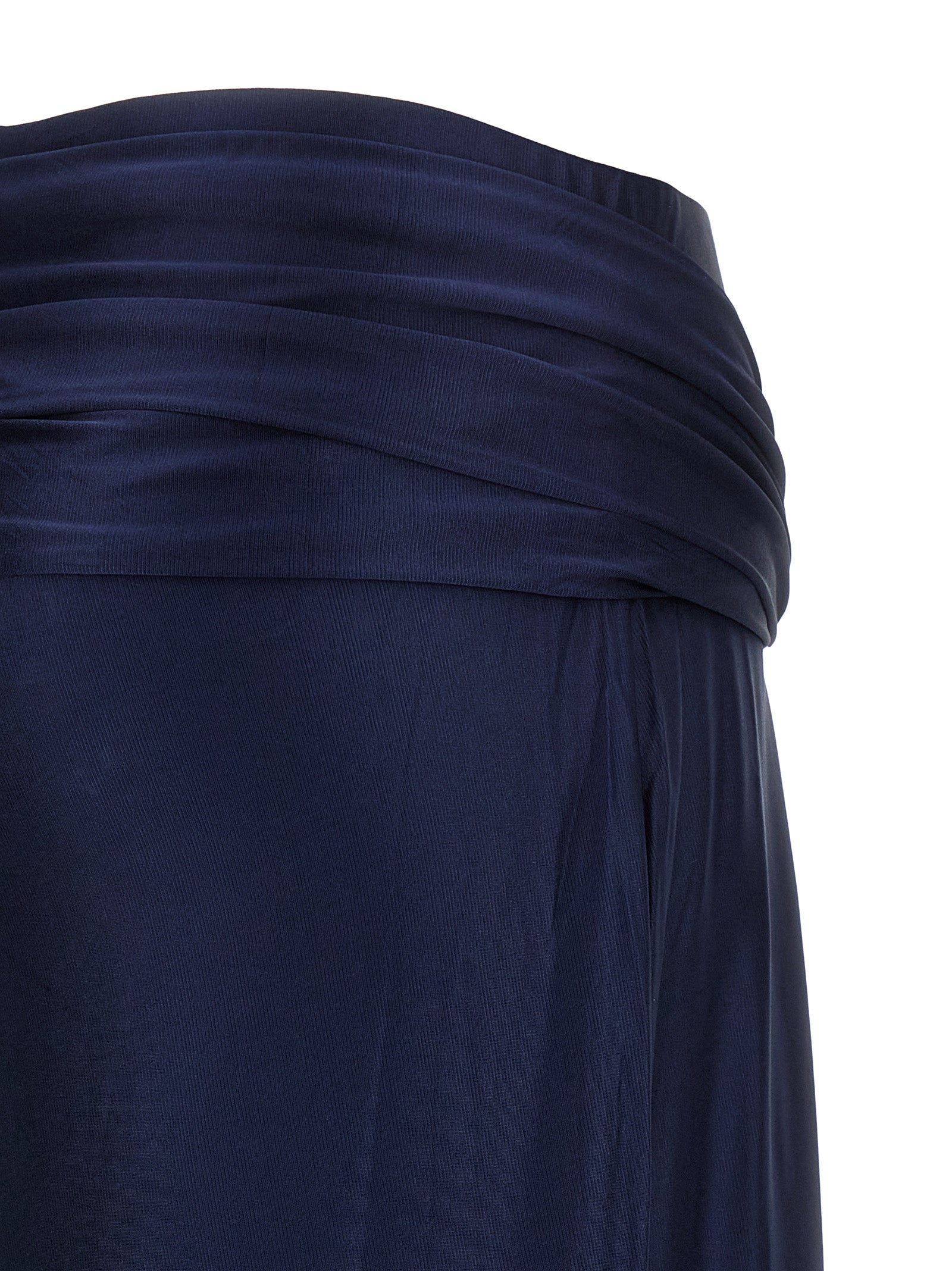 PACO RABANNE - PACO RABANNE Women’s Piercing Skirt Blue - Women’s Bottoms