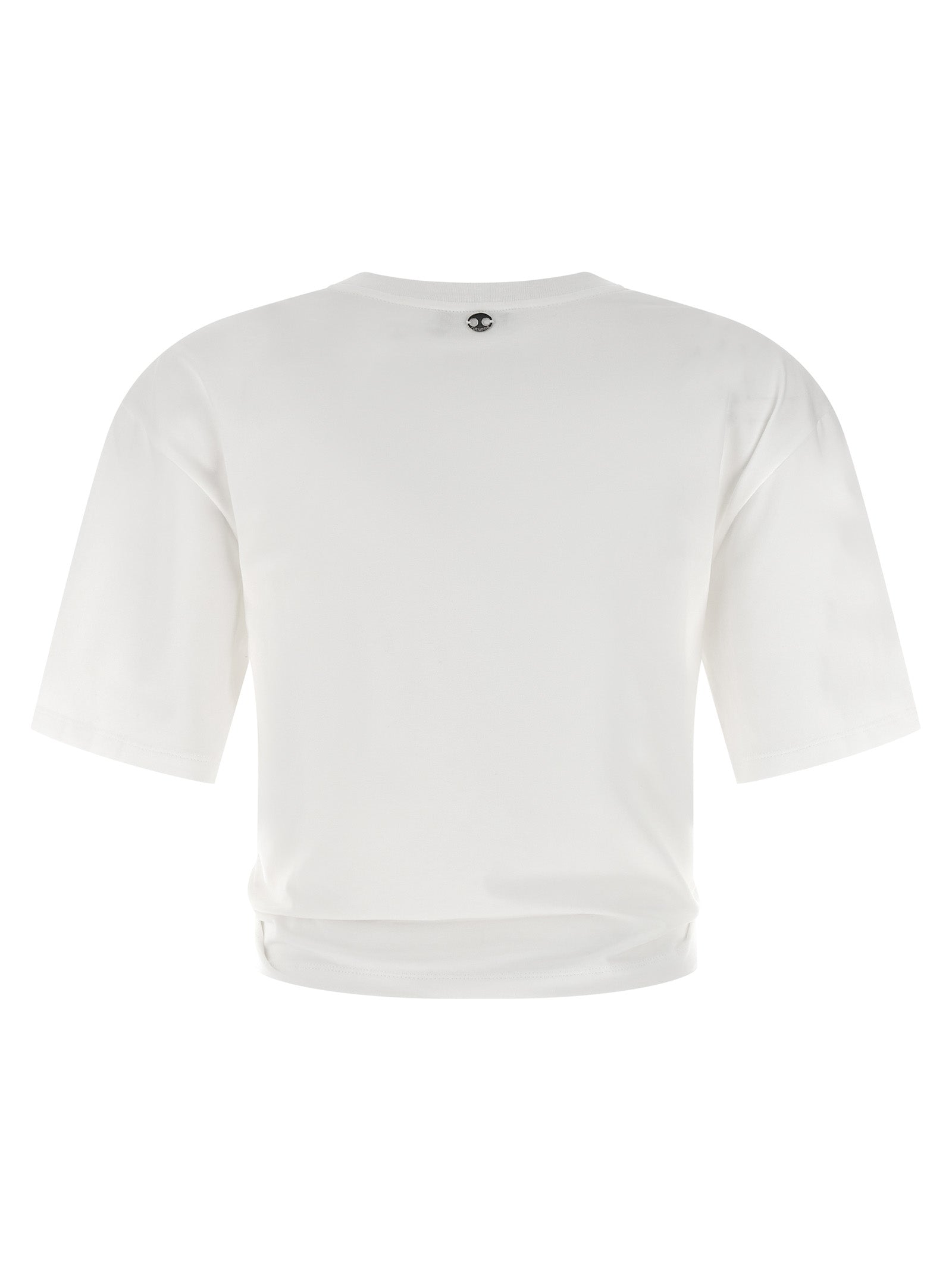 PACO RABANNE - PACO RABANNE Women’s Printed Piercing T-Shirt White - Women’s Tops