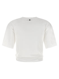 PACO RABANNE - PACO RABANNE Women’s Printed Piercing T-Shirt White - Women’s Tops