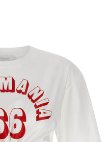 PACO RABANNE - PACO RABANNE Women’s Printed Piercing T-Shirt White - Women’s Tops