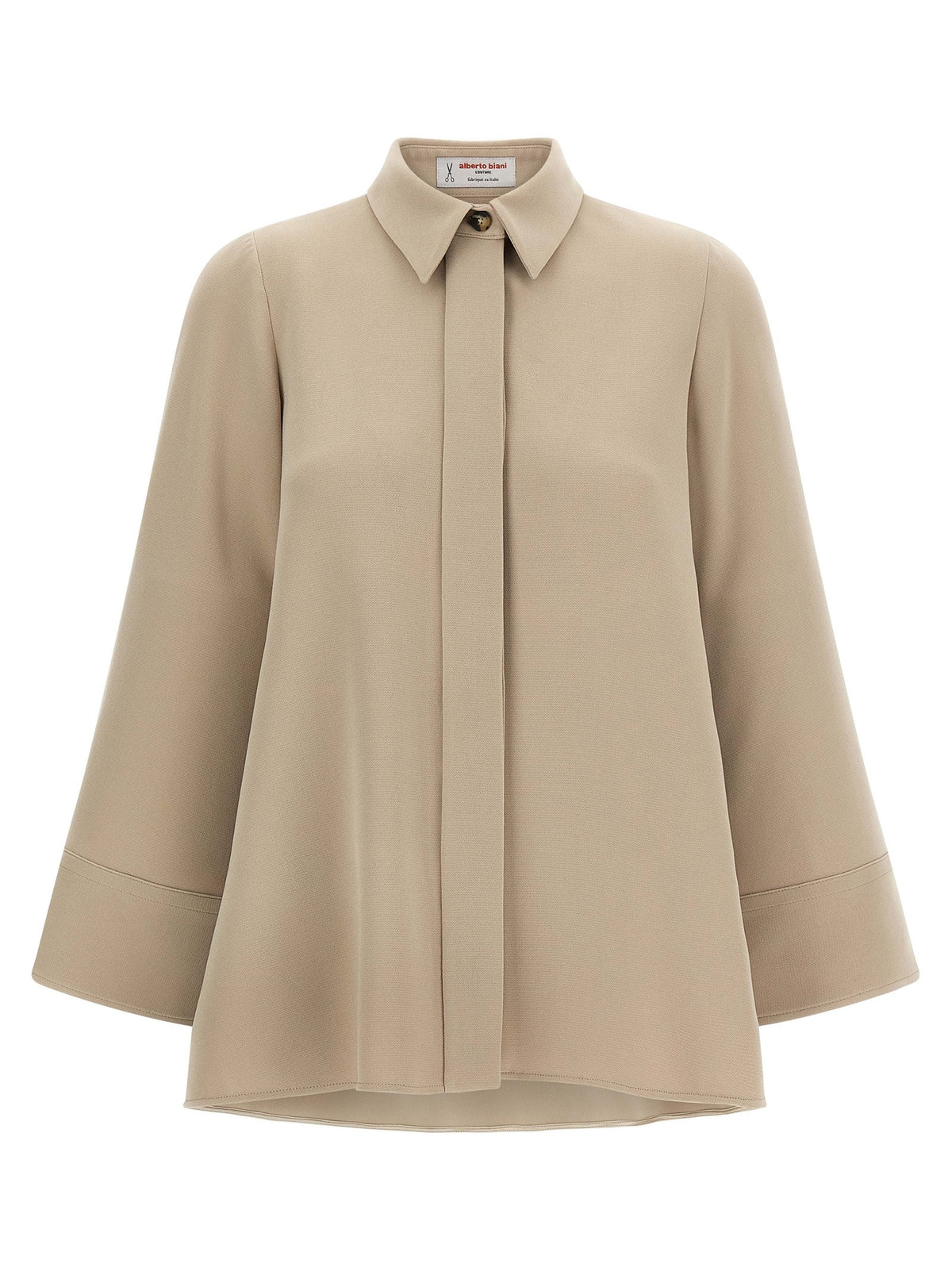 Alberto Biani Sleeve Shirt Beige
