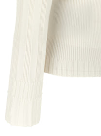 Balmain Buttons Sweater White
