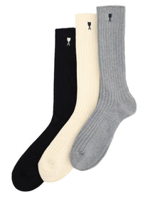 Ami Paris Unisex Calzini Ami DE Coeur Multicolor