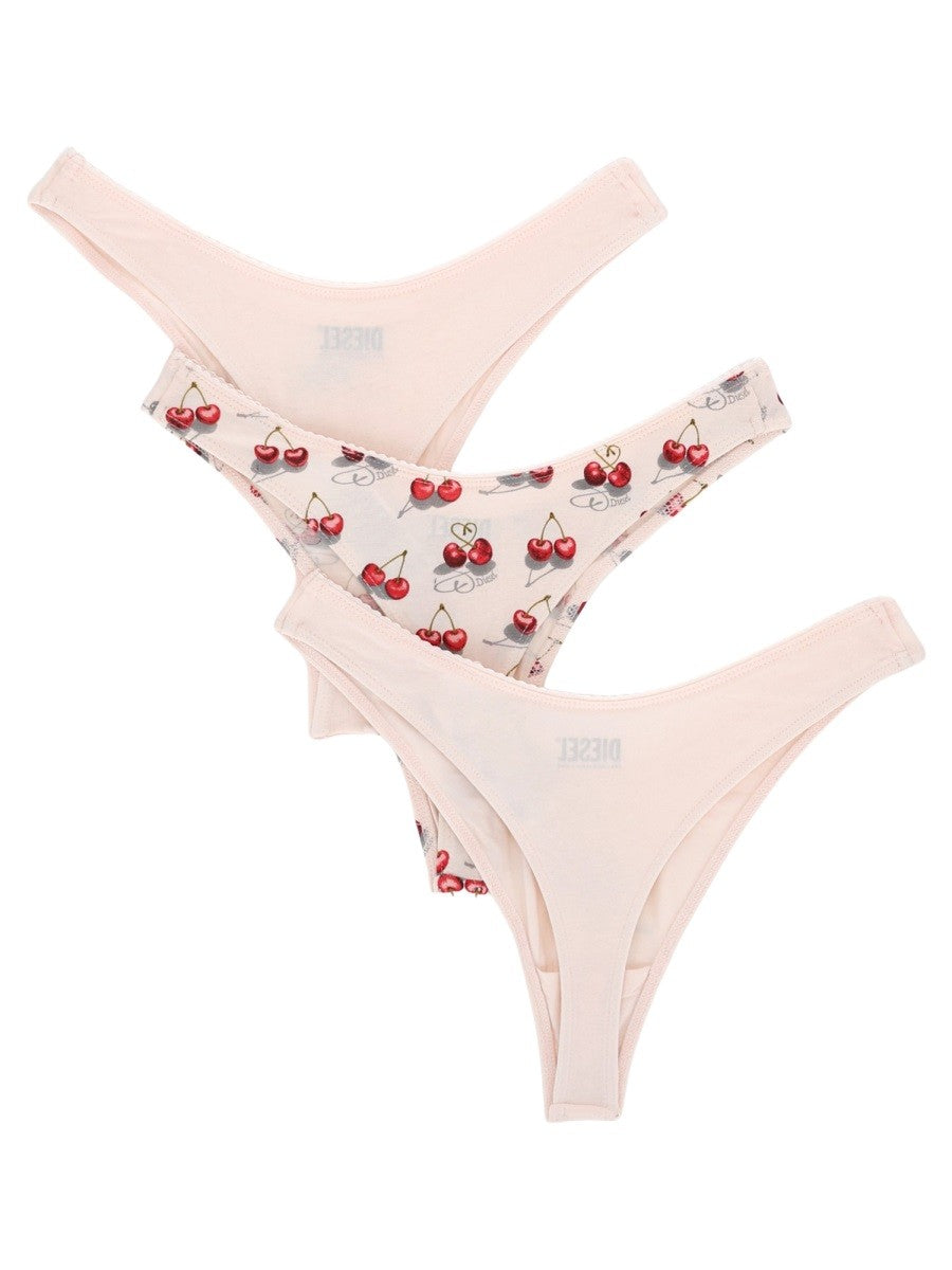 Diesel Women's Of Ufpn Punchy Briefs White
