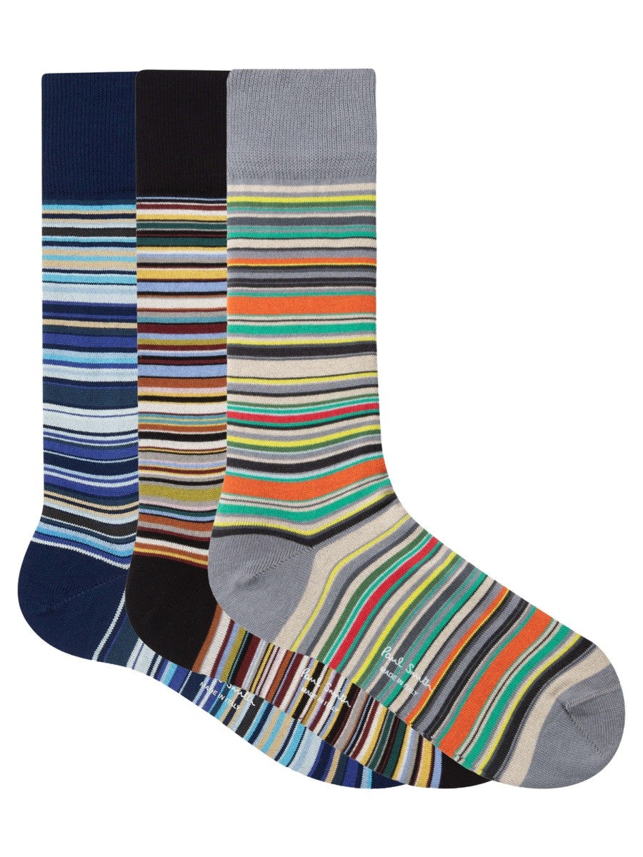 Paul Smith Men's Striped Socks Multicolor