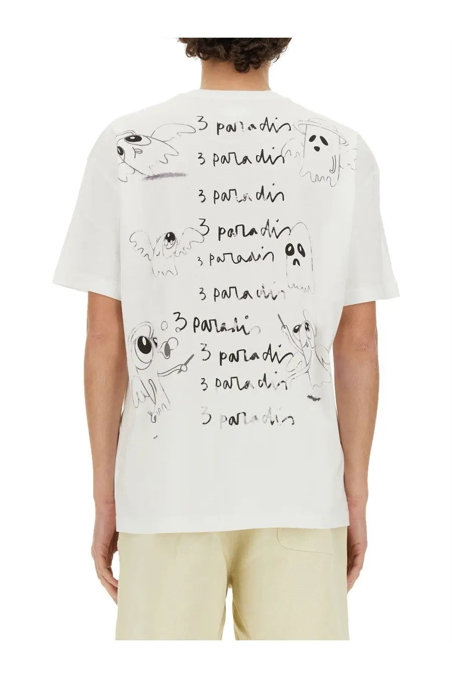 3.PARADIS Men's Edgar Plans Shirt White, view 3