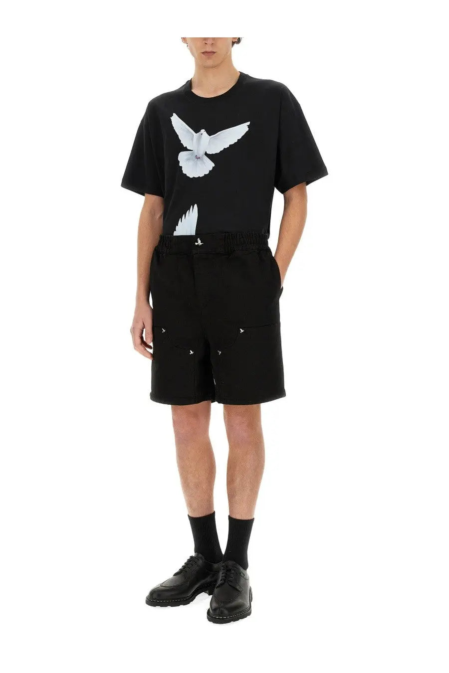 3.PARADIS Men's Short in Twill Black, view 2