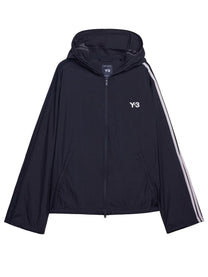 Y-3 Unisex Stripes Sports Jacket Black