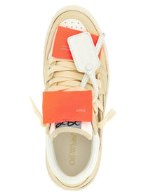 Off-White Court Low Top Sneakers Beige
