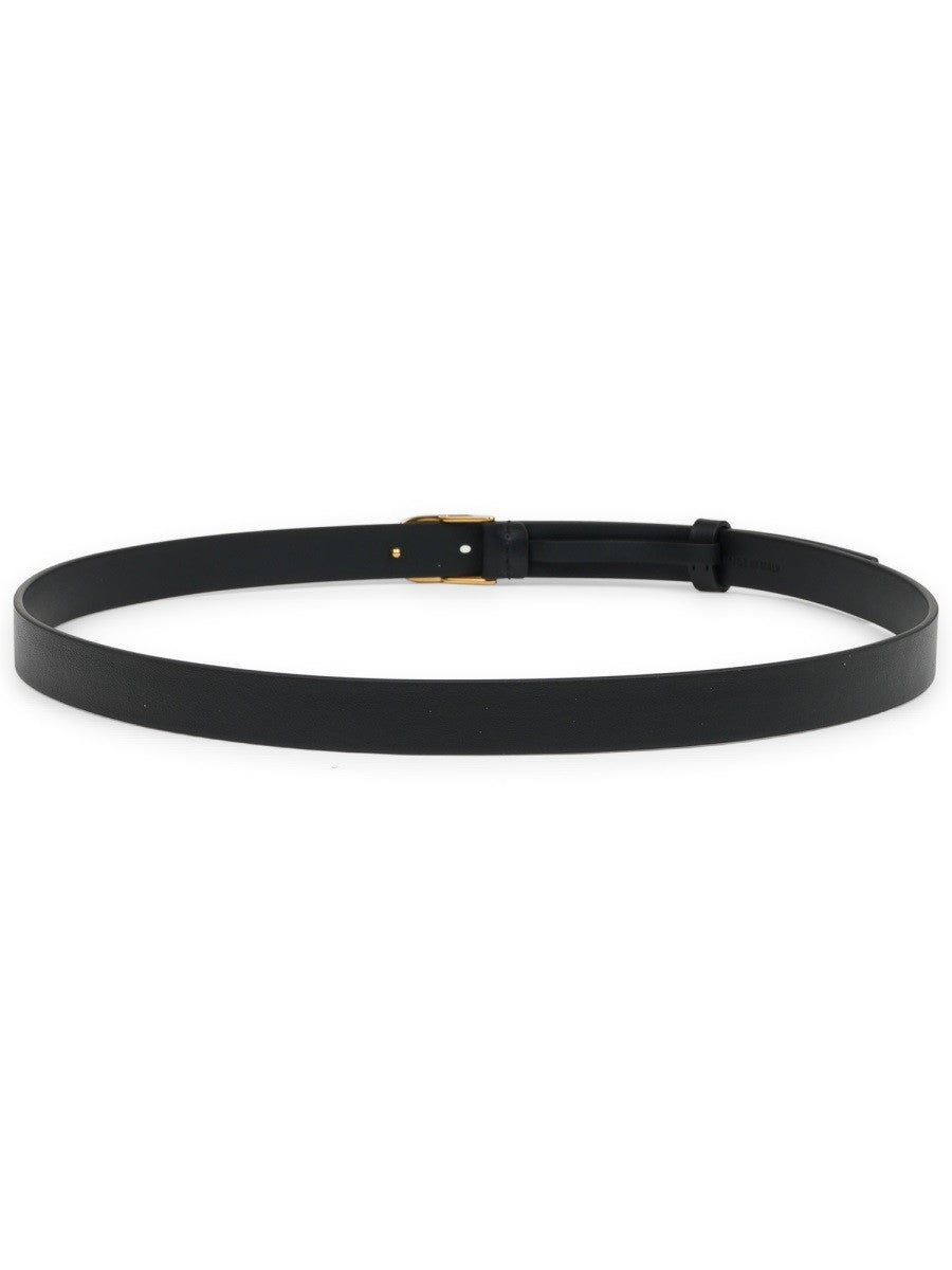 Dior Women's Montaigne Jolie Belt Black