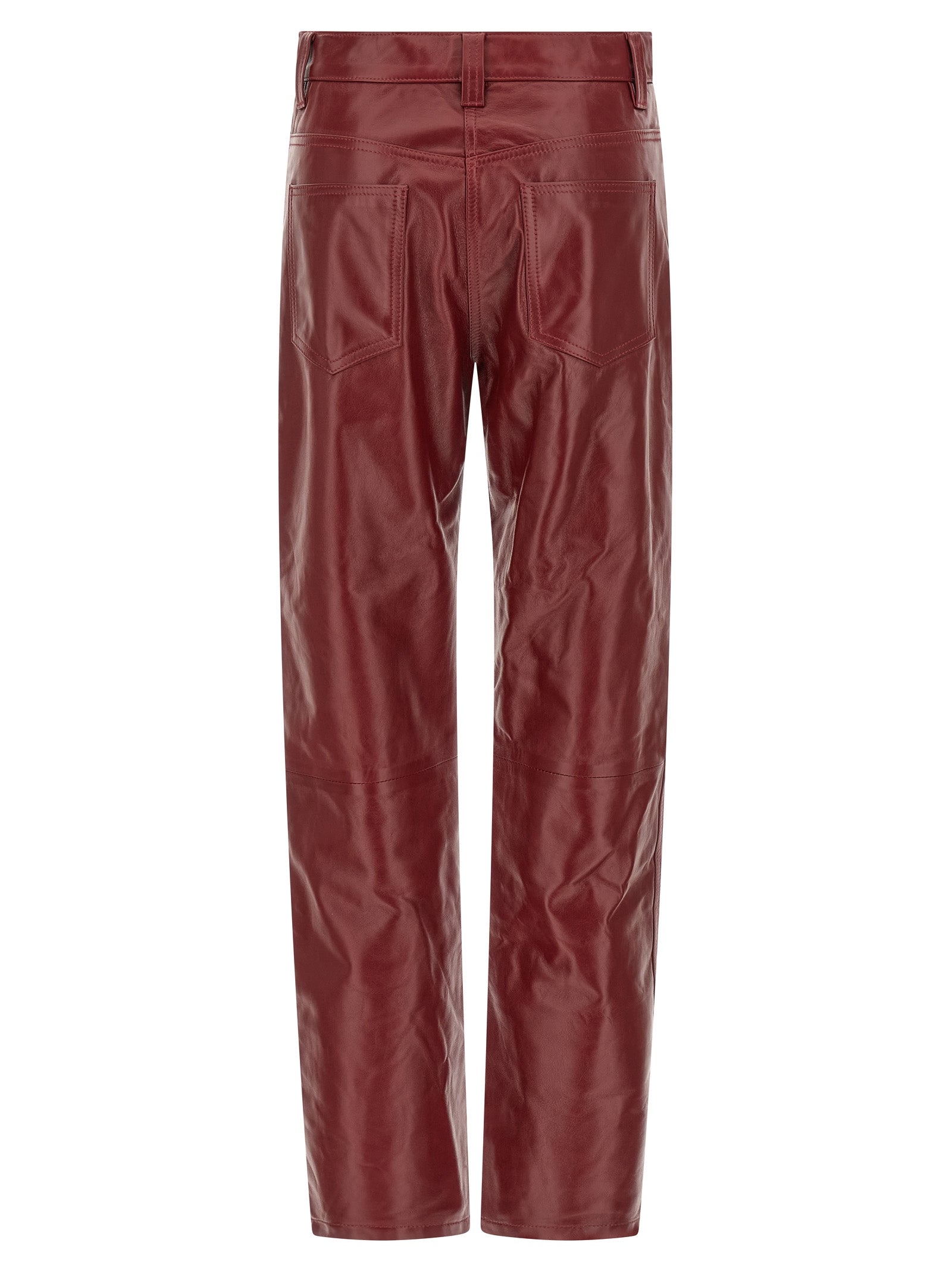 KHAITE Women's Callum Pants Bordeaux