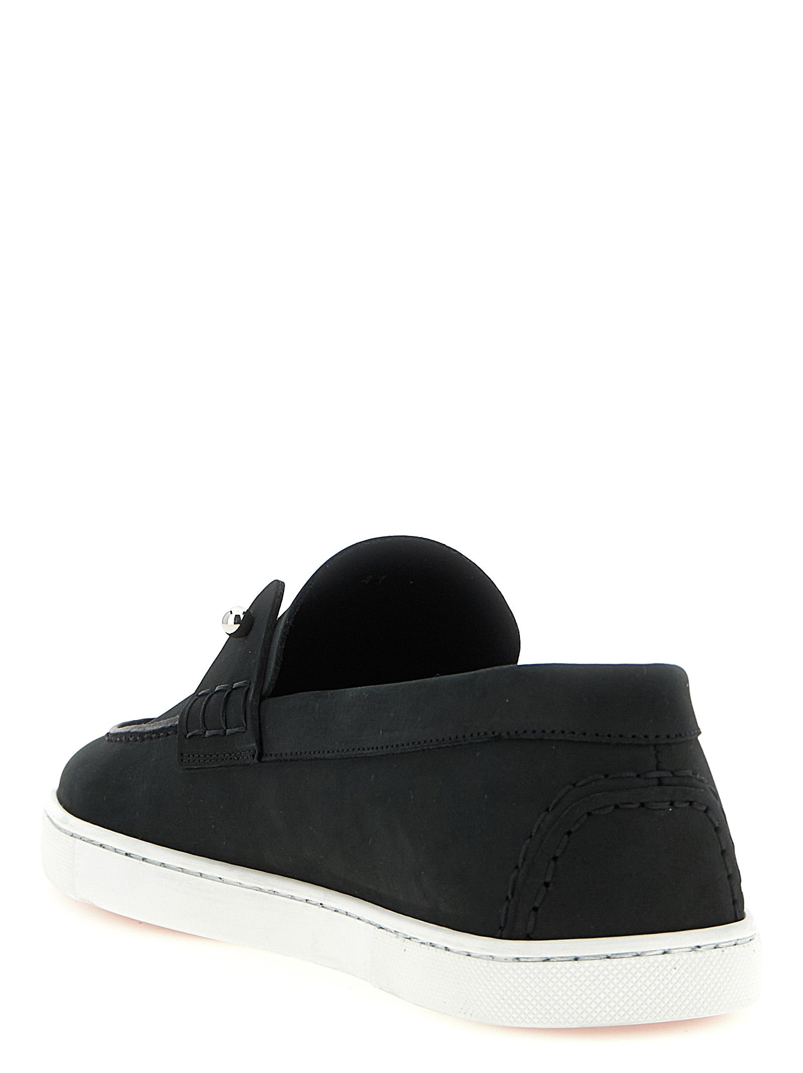 CHRISTIAN LOUBOUTIN - CHRISTIAN LOUBOUTIN Men’s Chambeliboat Loafers Black - Men’s Shoes