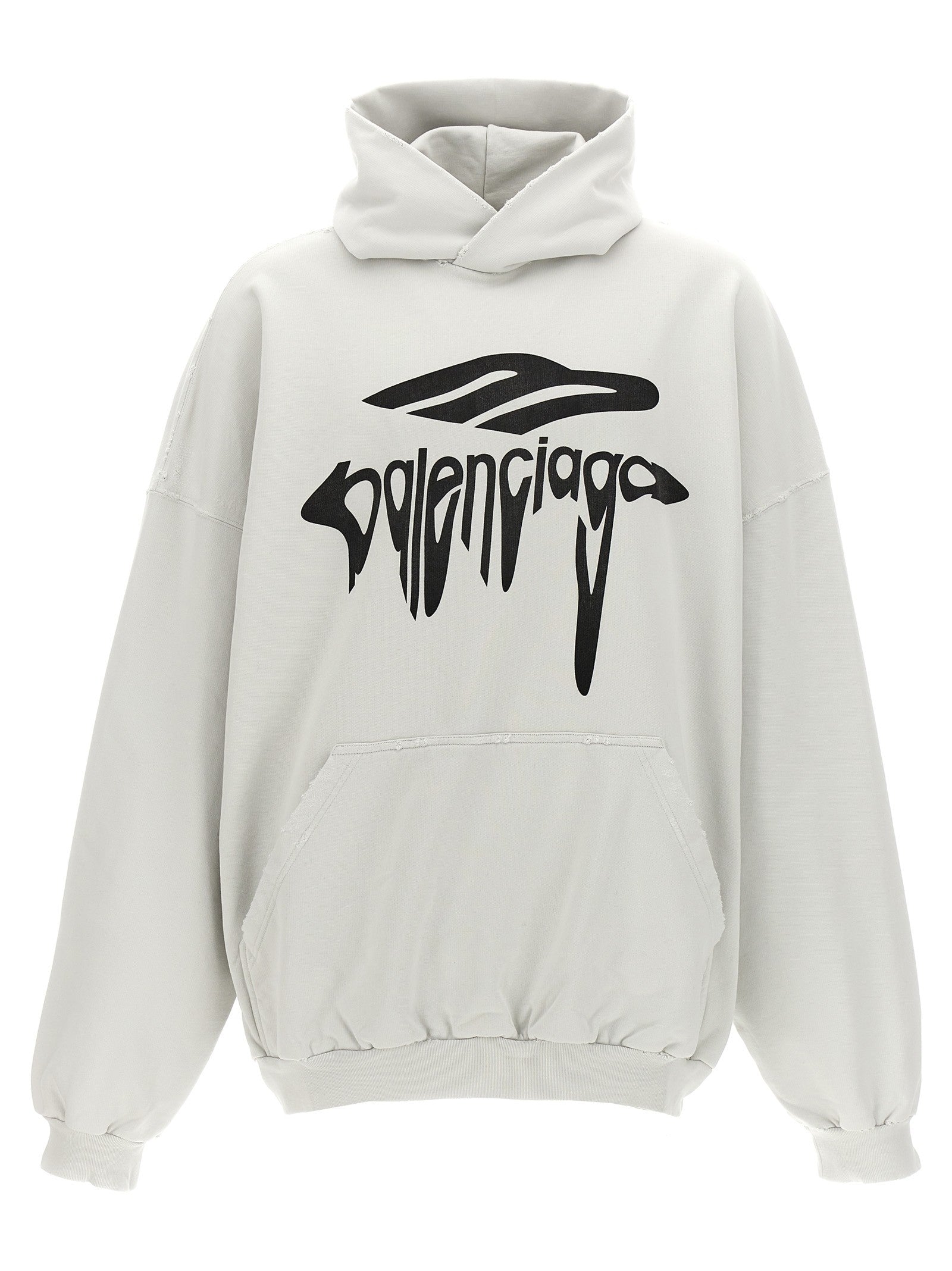 Balenciaga Liquefied Hoodie White