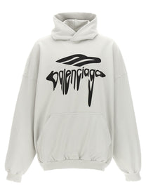 Balenciaga Liquefied Hoodie White