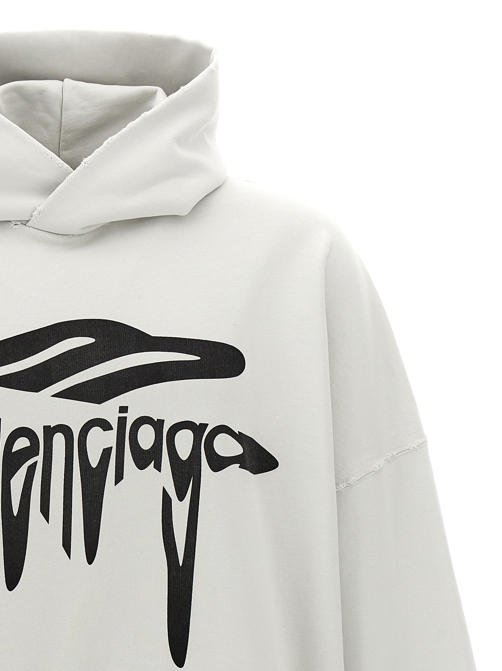 Balenciaga Liquefied Hoodie White