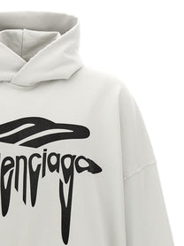 Balenciaga Liquefied Hoodie White