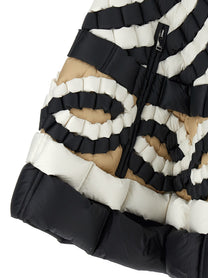 Raxxy Color Block Cape Gold