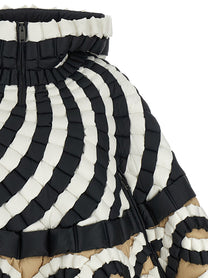 Raxxy Color Block Cape Gold