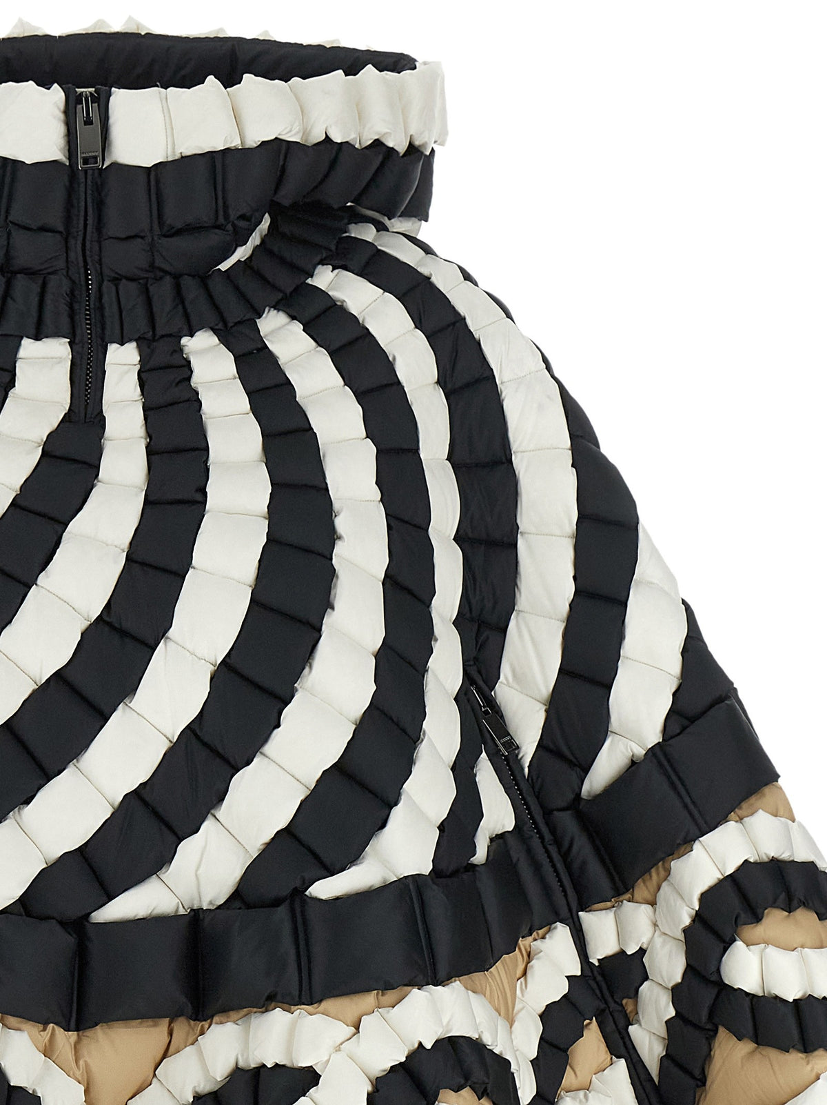 Raxxy Color Block Cape Gold