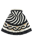 Raxxy Color Block Cape Gold