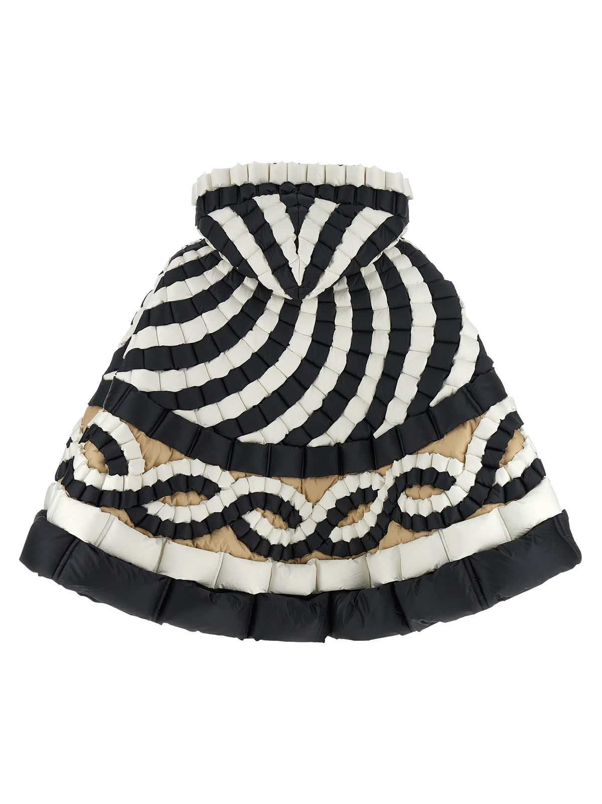 Raxxy Color Block Cape Gold