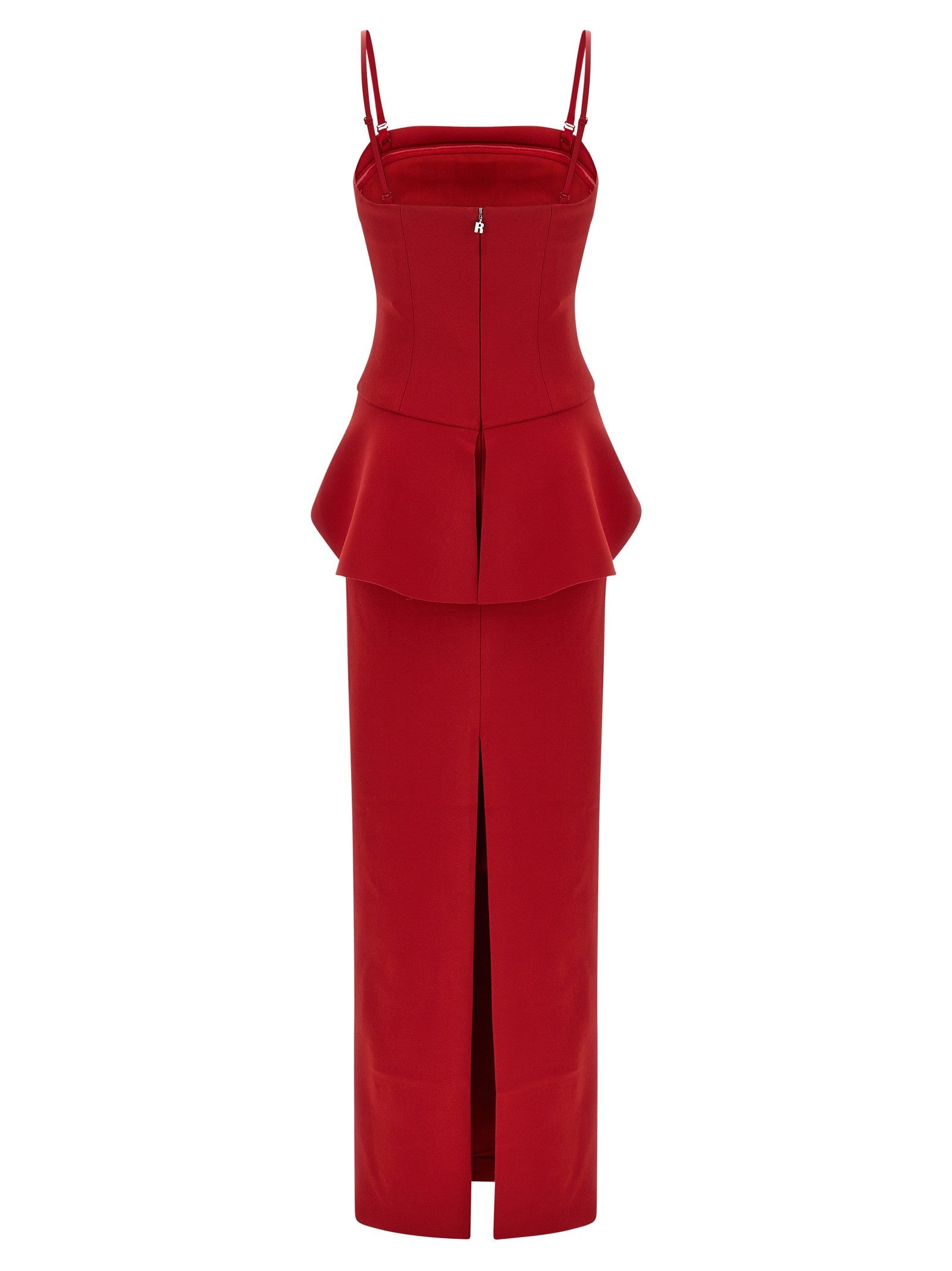 ROTATE Birger Christensen Floral Detail Dress Red