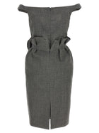 Magda Butrym Flower Dress Grey, view 2
