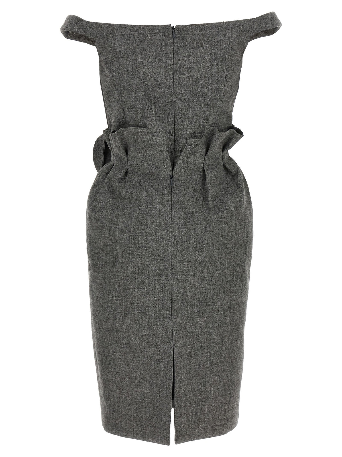 Magda Butrym Flower Dress Grey, view 2