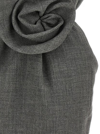 Magda Butrym Flower Dress Grey