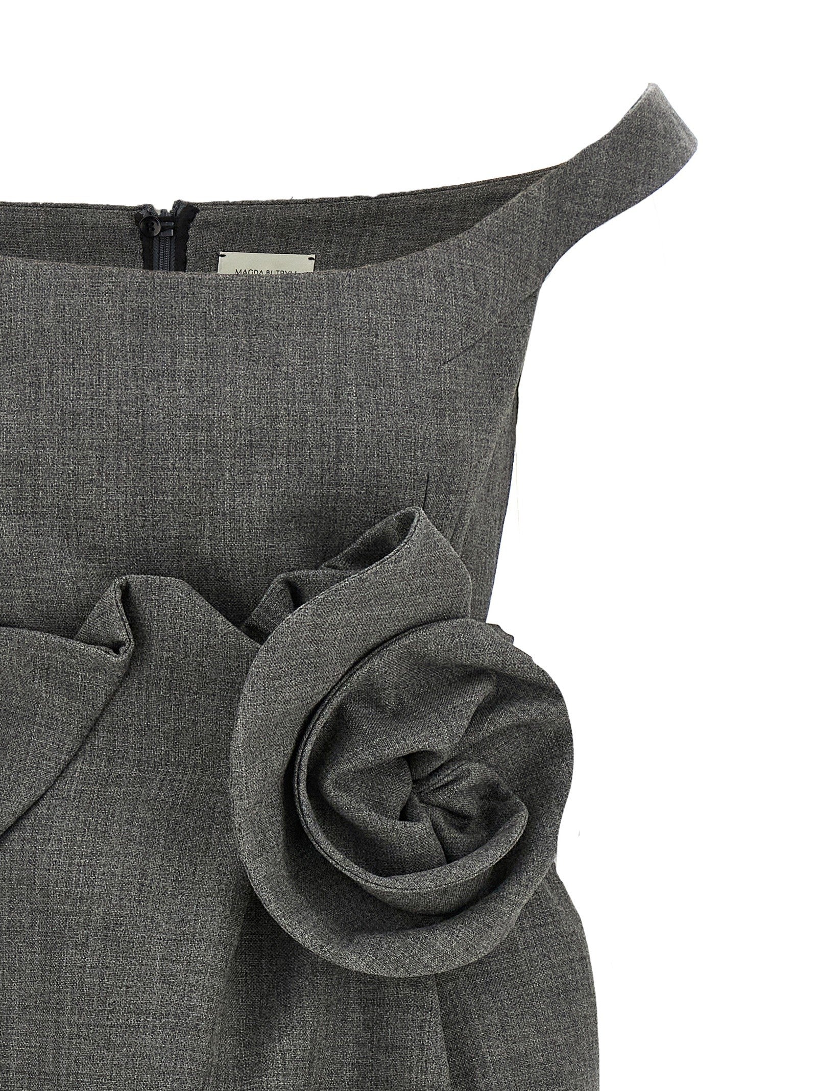 Magda Butrym Flower Dress Grey