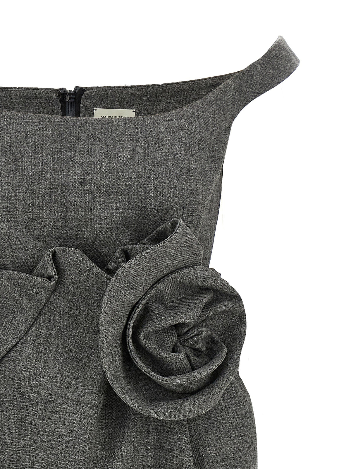 Magda Butrym Flower Dress Grey, view 3