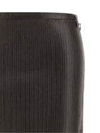 Tom Ford Ribbed Skirt Brown