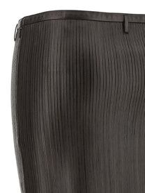 Tom Ford Ribbed Skirt Brown