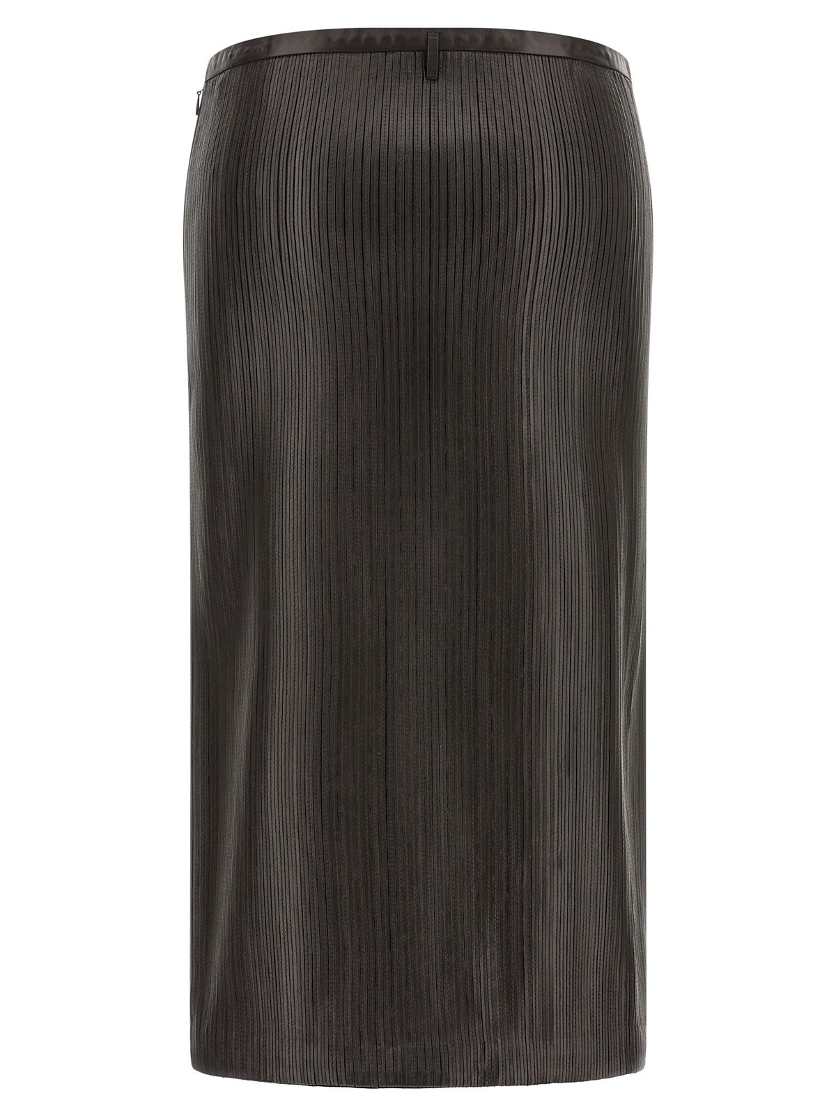Tom Ford Ribbed Skirt Brown